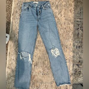 Abercrombie and fitch 90s straight ultra high rise jeans